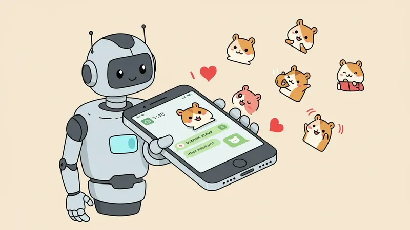AIでLINEスタンプ制作入門のイメージ画像